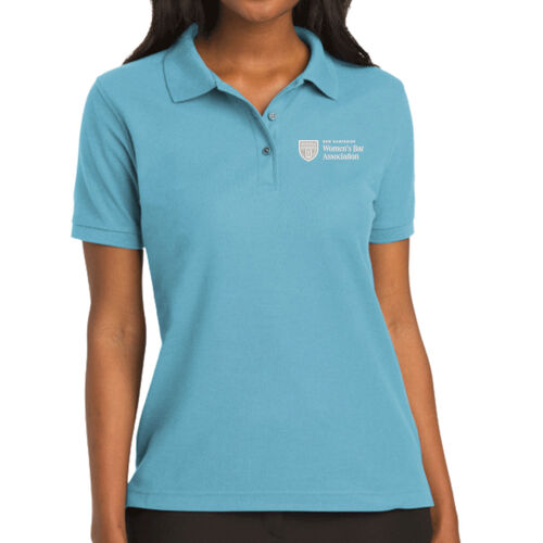 Women's Silk Touch Polo (White Logo) Thumbnail
